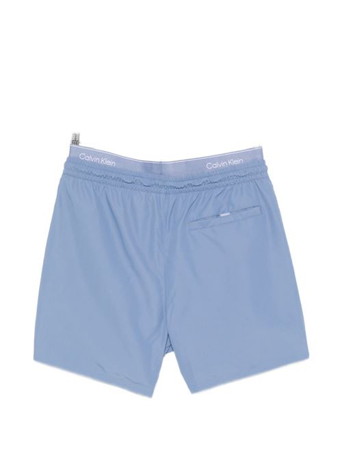 Boxer intimo uomo Calvin Klein blu doppio elastico Essentials Calvin Klein | LV00N6102344J